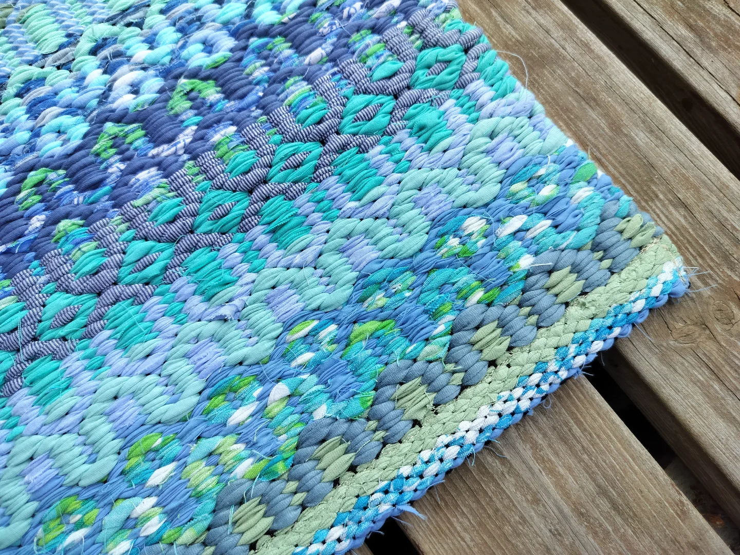 Handwoven textile artwork