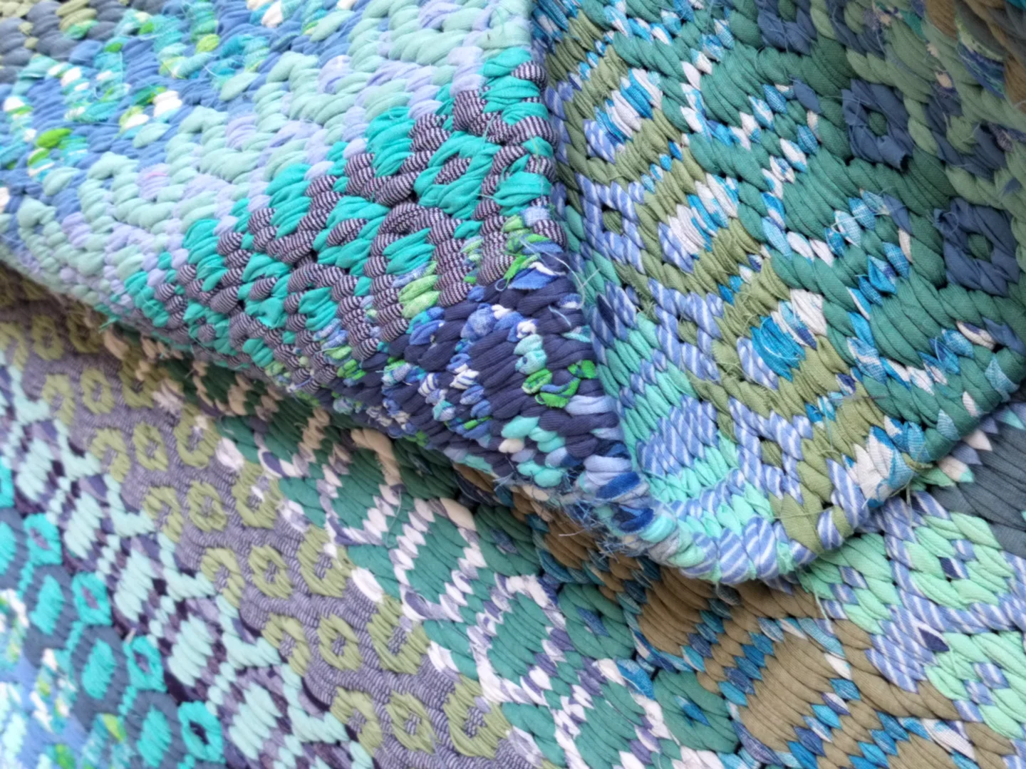 Handwoven textile artwork