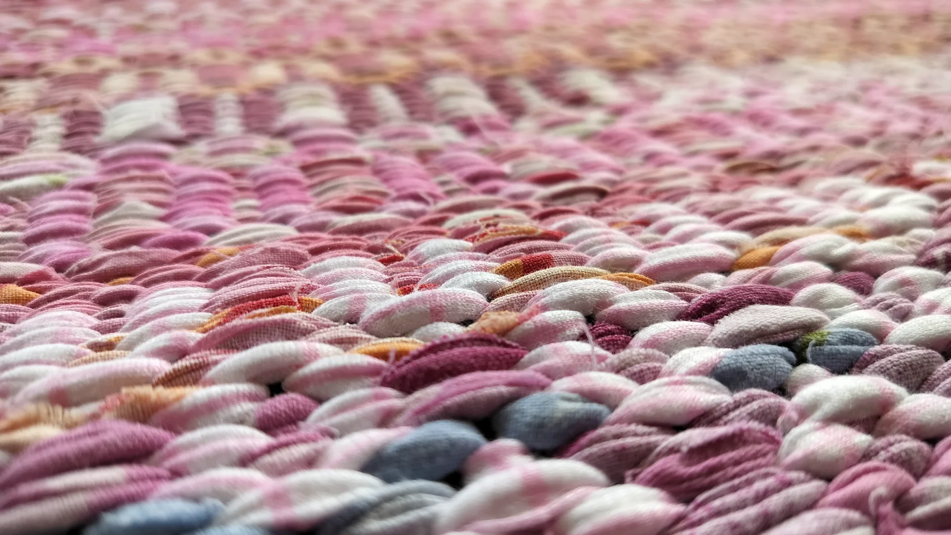 Handwoven textile artwork