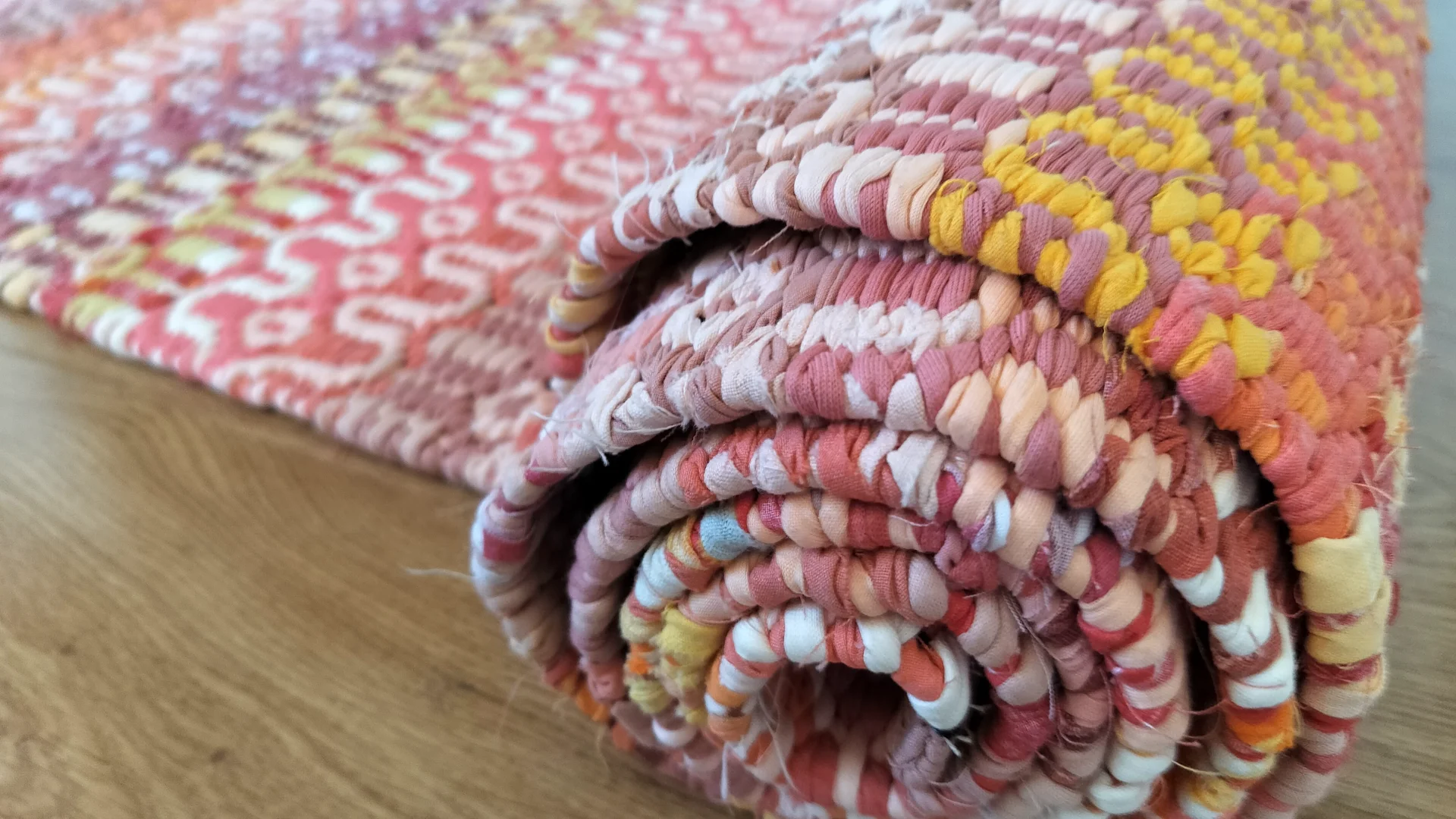 Handwoven textile artwork